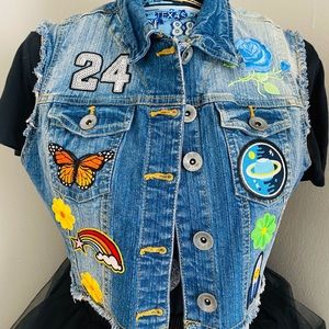 Denim Patch Vest 24